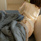Summer Blanket Moisture-Wicking & Breathable Washed Cotton Blend