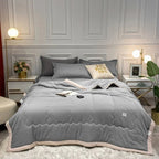 Summer Blanket Moisture-Wicking & Breathable Washed Cotton Blend