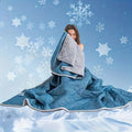 Summer Blanket Reversible Cooling Satin Geometric Stitch