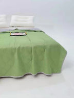 Summer Blanket Reversible Cooling Satin Geometric Stitch