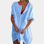 Summer Dress Breathable Sustainable Cotton Blend