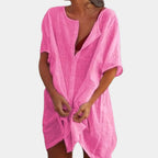 Summer Dress Breathable Sustainable Cotton Blend