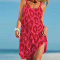 Summer Dress Leopard Print Lightweight & Breathable