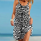 Summer Dress Leopard Print Lightweight & Breathable