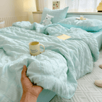 Summer Duvet Lightweight & Breathable Polyester With 2 Pillowcases