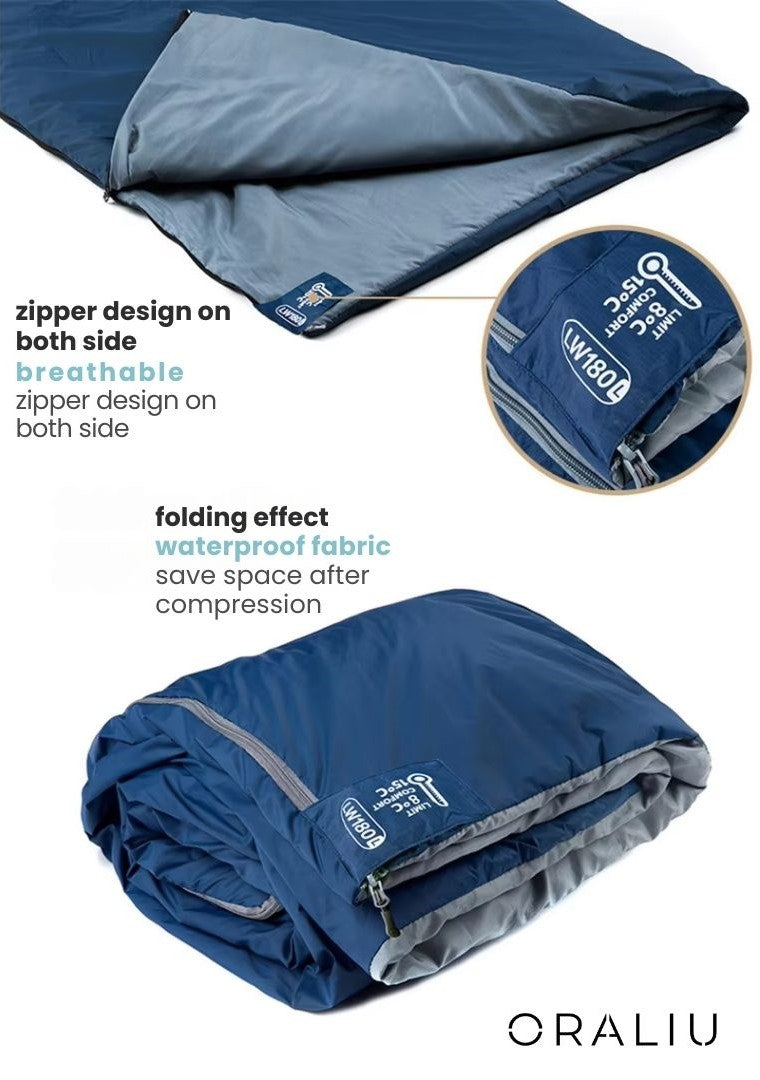 Summer Sleeping Bag Ultralight Breathable Packable