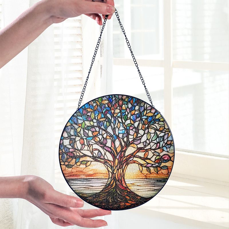 Sun Catcher Tree of Life Handmade Weather-Resistant Acrylic