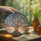 Sun Catcher Tree of Life Handmade Weather-Resistant Acrylic
