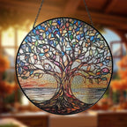 Sun Catcher Tree of Life Handmade Weather-Resistant Acrylic