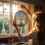 Sun Catcher Tree of Life Handmade Weather-Resistant Acrylic
