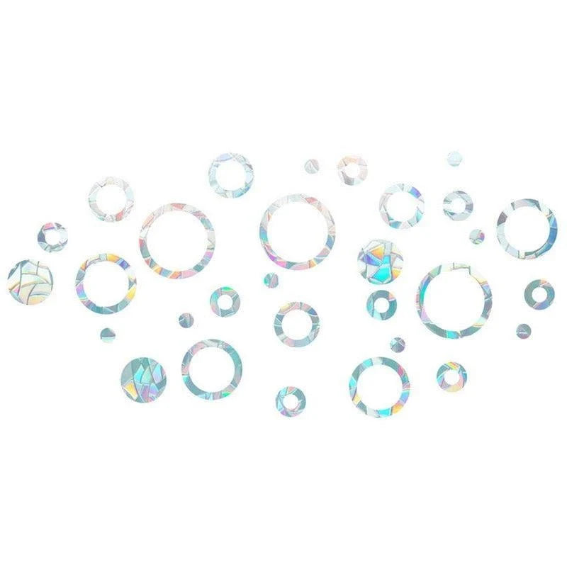 Sun Catcher Window Stickers Rainbow Static Cling Reusable