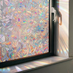 Sun Catcher Window Stickers Rainbow Static Cling Reusable