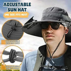 Sun Hat Dual Fan Solar & USB Rechargeable