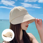 Sun Hat Foldable Wide Brim Breathable & Adjustable Fit