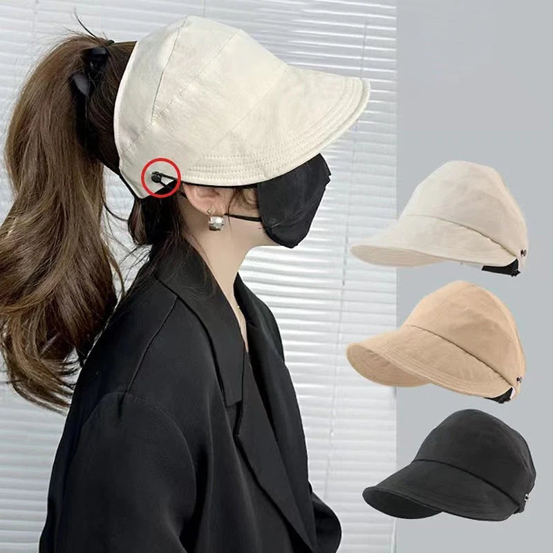 Sun Hat UPF 50+ Foldable Packable Chin Strap