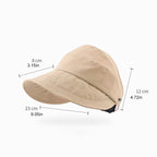 Sun Hat UPF 50+ Foldable Packable Chin Strap