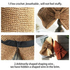 Sun Hat Wide Brim Breathable Cotton