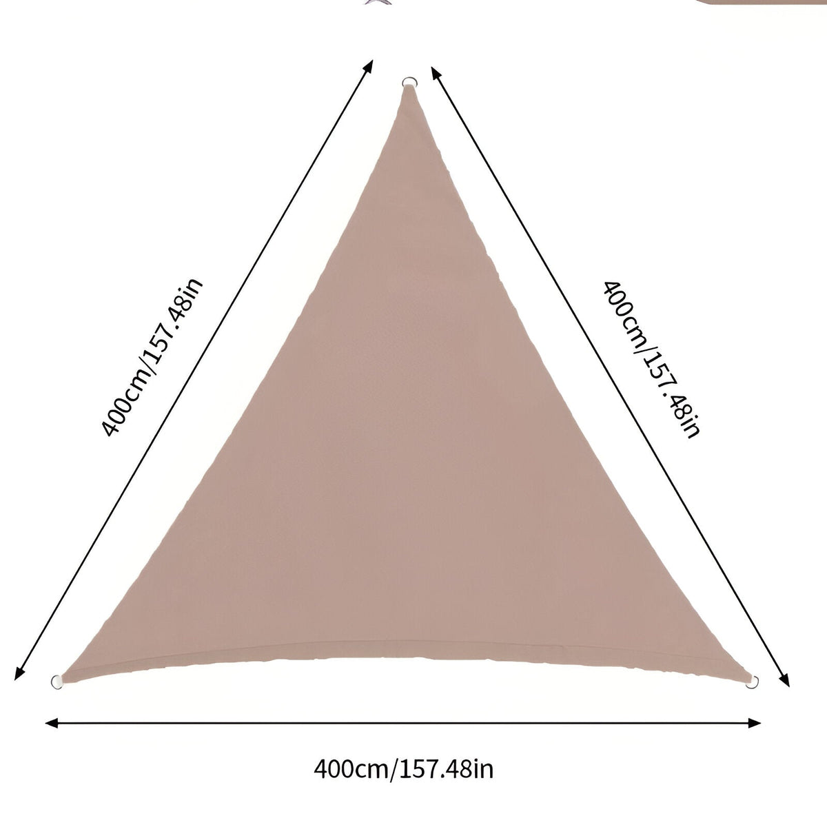Sun Shade Sail Waterproof UV-Blocking Vinyl