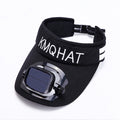 Sun Visor Solar-Powered Fan Adjustable Speed & Angle