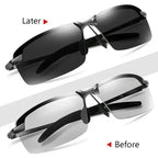 Sunglasses Photochromic & Polarized Lightweight Frame