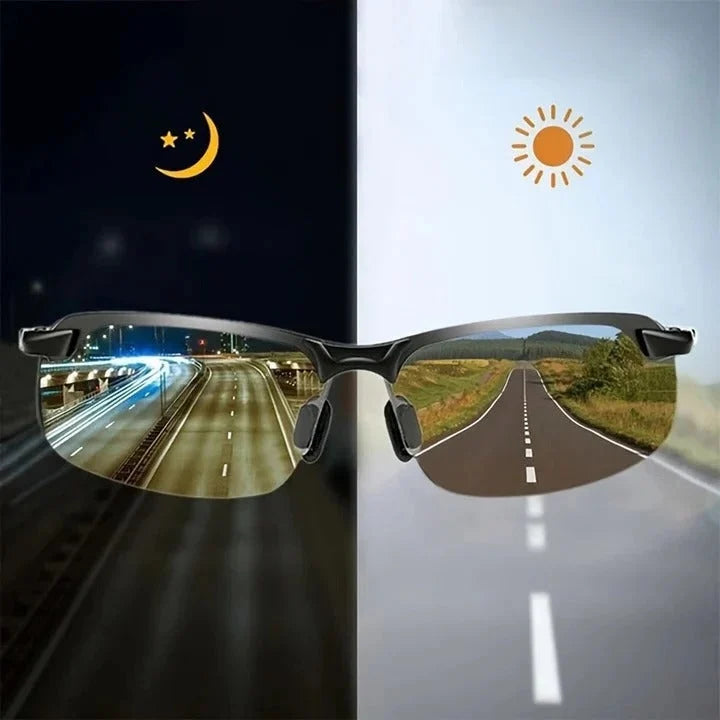Sunglasses Photochromic & Polarized UV400 Lightweight Frame