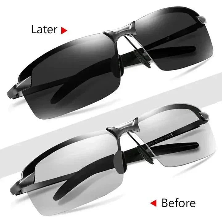 Sunglasses Photochromic & Polarized UV400 Lightweight Frame