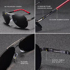Sunglasses Polarized UV400 Aluminum Frame