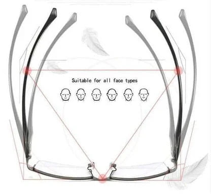 Sunglasses Progressive Adaptive Photochromic Anti-Glare & Anti-Smudge