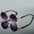 Sunglasses Round Frame UV400 Scratch-Resistant Lenses