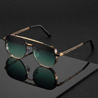 Sunglasses Round Lightweight Metal Frame UV Protection