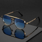 Sunglasses Round Lightweight Metal Frame UV Protection