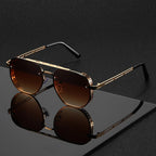 Sunglasses Round Lightweight Metal Frame UV Protection