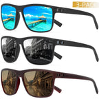 Sunglasses Set Polarized Lenses UV400 3-Piece