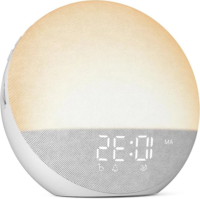 Sunrise Alarm Clock Gradual Dawn Light & Touch Controls
