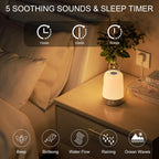 Sunrise Simulation & Nature Sounds Wake-Up Light (USB-C Rechargeable)