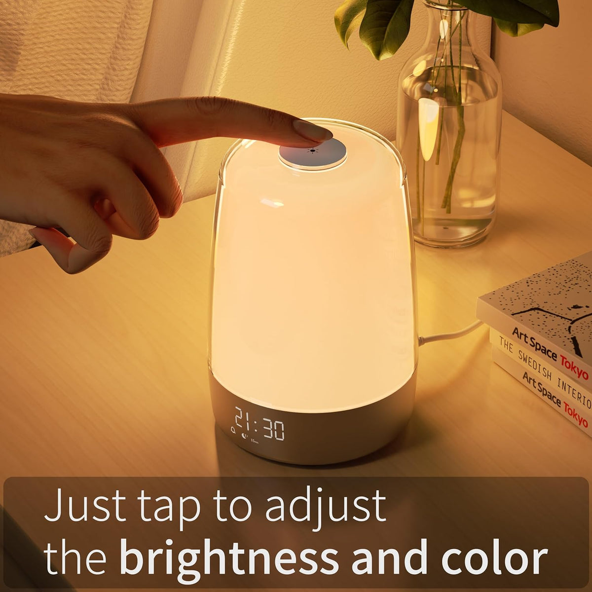 Sunrise Simulation & Nature Sounds Wake-Up Light (USB-C Rechargeable)