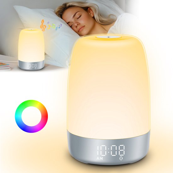 Sunrise Simulation & Nature Sounds Wake-Up Light (USB-C Rechargeable)