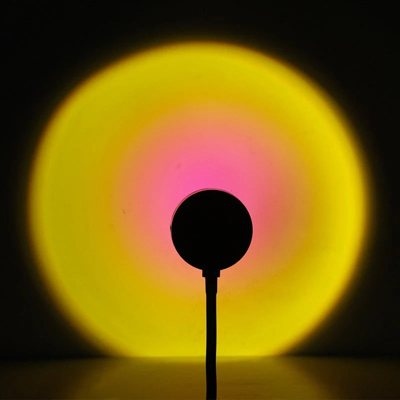 Sunset Lamp Projector Adjustable Head & USB Powered