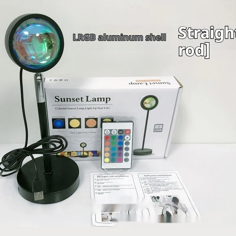 Sunset Lamp Projector Adjustable Head & USB Powered