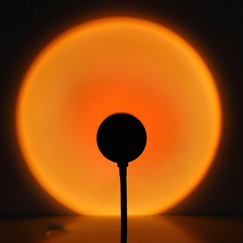 Sunset Lamp Projector Adjustable Head & USB Powered