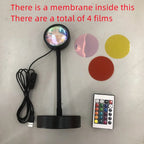 Sunset Lamp Projector Adjustable Head & USB Powered