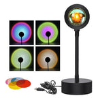 Sunset Lamp Projector Adjustable Head & USB Powered