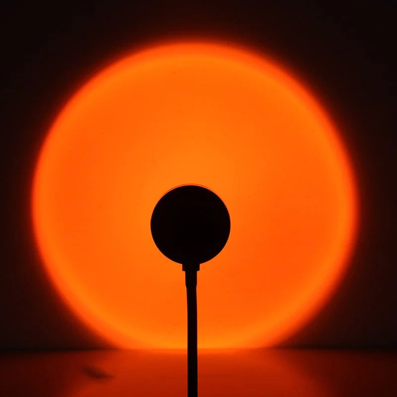 Sunset Lamp Projector Adjustable Head & USB Powered