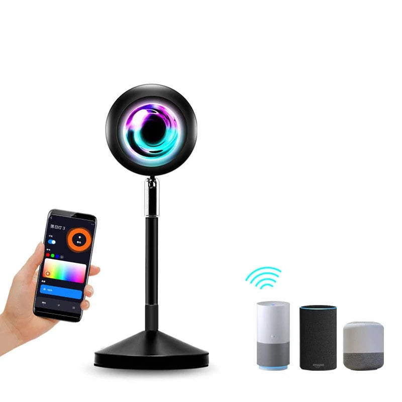Sunset Lamp Projector Adjustable Head & USB Powered