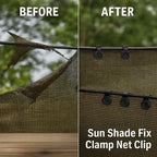 Sunshade Clamps Weather-Resistant ABS Tool-Free Multi-Pack