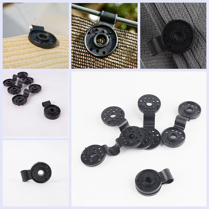 Sunshade Clamps Weather-Resistant ABS Tool-Free Multi-Pack