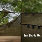 Sunshade Fastening Clip Weather-Resistant ABS Secure Grip