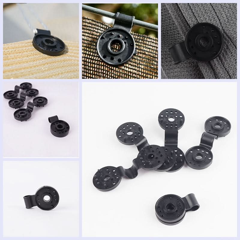 Sunshade Fastening Clip Weather-Resistant ABS Secure Grip