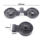 Sunshade Fastening Clip Weather-Resistant ABS Secure Grip