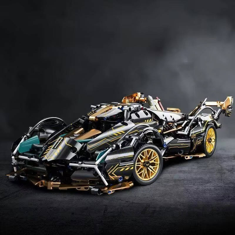 Supercar Model Kit 1690 Pieces Working Steering & Suspension